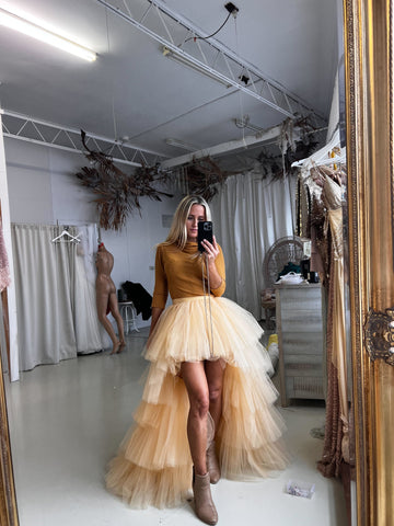 The Buttermilk Tulle Skirt - Hire - Amy Taylor Collection